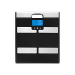 ترازو دیجیتال حمام تحلیلگر بدن مشکی برابانتیا