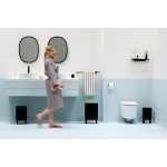 سطل زباله بو تاچ بین بلند 12 لیتر مشکی مات برابانتیا