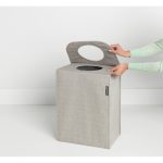 سطل رخت برزنتی 55 لیتر خاکستری برابانتیا