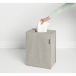 سطل رخت برزنتی 55 لیتر خاکستری برابانتیا