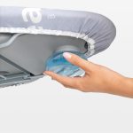 میز اتو 124 در 45 سانتیمتریمتر طوسی با  کنترل بخار برابانتیا