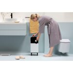 سطل زباله بو تاچ بین بلند 7 لیتر سفید برابانتیا