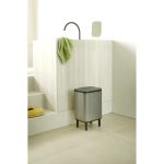 سطل زباله بو تاچ بین بلند 7 لیتر پلاتینیوم برابانتیا