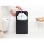 سطل زباله بو ویست بین 12 لیتر مشکی برابانتیا