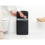 سطل زباله بو ویست بین 12 لیتر مشکی برابانتیا