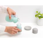 فرچه ظرفشویی و جا مایع طوسی روشن برابانتیا