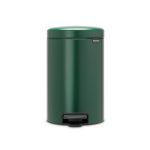 سطل زباله نیو آیکن پدالی 12 لیتر یشمی برابانتیا