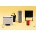 سطل زباله نیو ایکن پدالی 5 لیتر قرمز برابانتیا