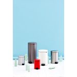 سطل زباله نیو آیکن پدالی 3 لیتر استیل مات برابانتیا