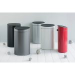 سطل زباله تاچ بین نیو 40 لیتر مشکی مات برابانتیا