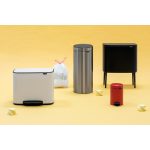 سطل زباله بو پدال بین 36 لیتر سفید برابانتیا