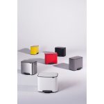 سطل زباله بو پدال بین 36 لیتر سفید برابانتیا