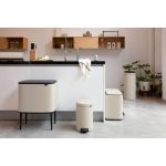 سطل زباله بو پدال بین 36 لیتر بژ برابانتیا