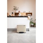 سطل زباله بو پدال بین 36 لیتر بژ برابانتیا