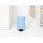سطل زباله نیو آیکن پدالی 12 لیتر آبی آسمانی برابانتیا