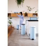 سطل زباله نیو آیکن پدالی 12 لیتر آبی آسمانی برابانتیا