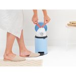 سطل زباله نیو آیکن پدالی 3 لیتر آبی آسمانی برابانتیا