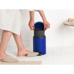 سطل زباله نیو آیکن پدالی 3 لیتر آبی مینرال برابانتیا