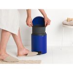 سطل زباله نیو آیکن پدالی 5 لیتر آبی مینرال برابانتیا