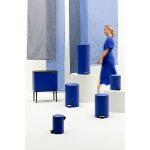 سطل زباله نیو آیکن پدالی 30 لیتر آبی مینرال برابانتیا