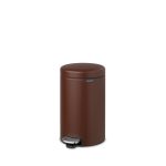 سطل زباله نیو آیکن پدالی 12 لیتر قهوه ای مینرال برابانتیا