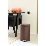 سطل زباله نیو آیکن پدالی 20 لیتر قهوه ای مینرال برابانتیا