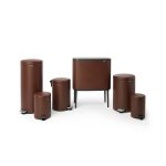 سطل زباله نیو آیکن پدالی 20 لیتر قهوه ای مینرال برابانتیا