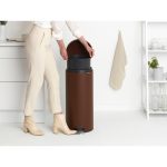 سطل زباله نیو آیکن پدالی 30 لیتر قهوه ای مینرال برابانتیا