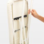 میز اتو 110 در 30 فریم سفید طرح کالم راسل برابانتیا