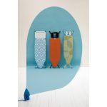 میز اتو 124 در 45 فریم سفید طرح فرش بریز برابانتیا