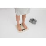 ترازوی دیجیتال حمام بدون باطری بژ ملایم برابانتیا