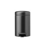 سطل زباله نیو آیکن پدالی 3 لیتر خاکستری پر برابانتیا