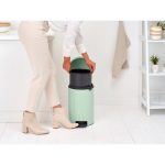 سطل زباله نیو آیکن پدالی 12 لیتر سبز ملایم برابانتیا