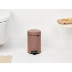 سطل زباله نیو آیکن پدالی 3 لیتر قهوه ای برابانتیا