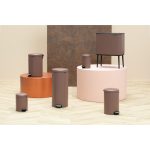 سطل زباله نیو آیکن پدالی 20 لیتر قهوه ای برابانتیا