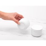 ست 3 تایی ظرف نگهدارنده حمام سفید برابانتیا