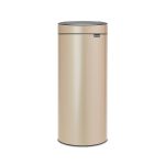 سطل زباله تاچ بین نیو 30 لیتر طلایی برابانتیا