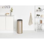 سطل زباله تاچ بین نیو 30 لیتر طلایی برابانتیا