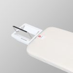 میز اتو 124 در 38 فریم سفید طرح آیس واتر برابانتیا