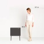 سطل زباله بو تاچ بین 36 لیتر مشکی برابانتیا