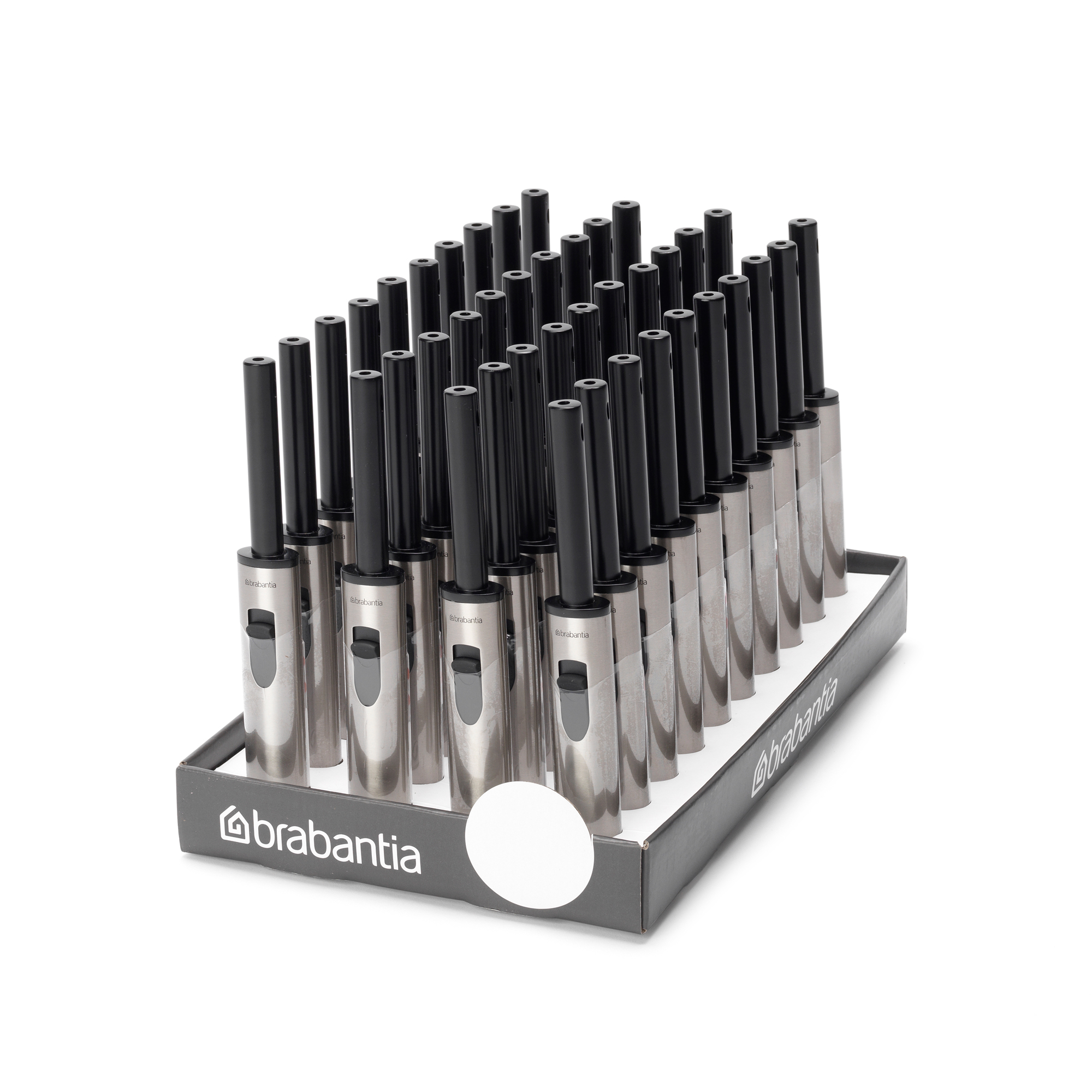 367984-1 فندک گاز استیل مات برابانتیا