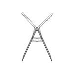 بند رخت 20 متری مشکی مات برابانتیا