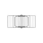 بند رخت 20 متری مشکی مات برابانتیا