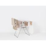 بند رخت 20 متری خاکستری متالیک برابانتیا