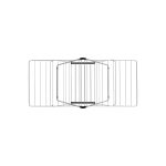 بند رخت 20 متری خاکستری متالیک برابانتیا