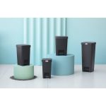 سطل زباله استپ آپ پدالی 16 لیتر خاکستری تیره برابانتیا