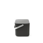 سطل زباله مواد غذایی کنار سینک خاکستری تیره برابانتیا