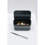 سطل زباله مواد غذایی کنار سینک خاکستری تیره برابانتیا