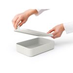 لانچ باکس بزرگ خاکستری روشن برابانتیا