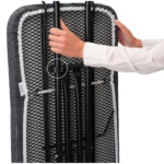 میز اتو 124 در 45 سانتیمتر فریم مشکی طرح لی خاکستری برابانتیا - Image 5